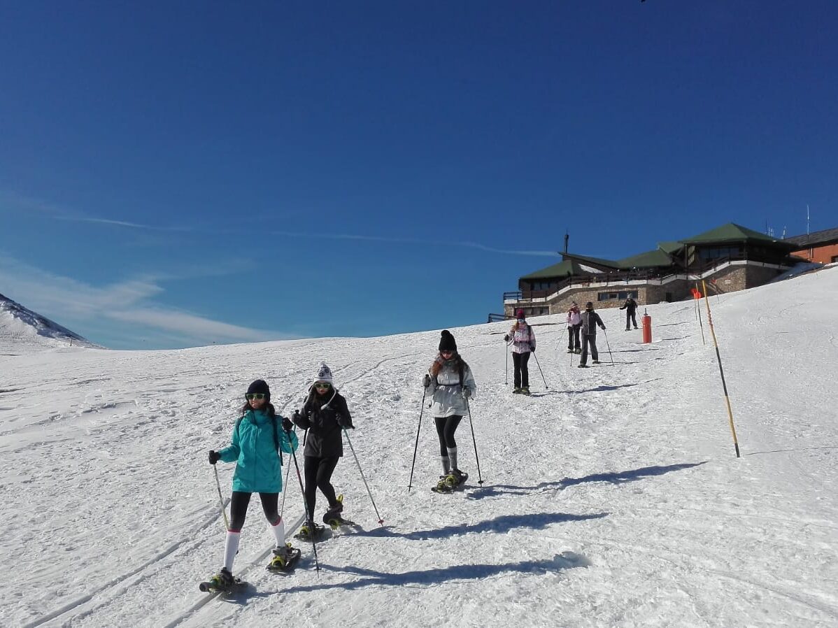 Raquetes de Neu al Niu de l'Àliga