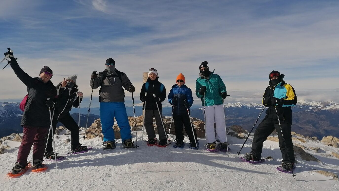Raquetes de Neu al Niu de l'Àliga